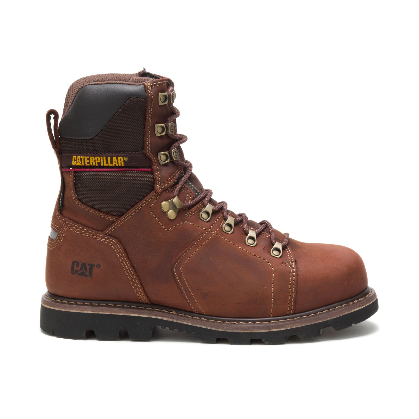 Caterpillar Alaska 2.0 8" Waterproof Thinsulate™ Steel Toe - Mens Steel Toe Boots - Brown - NZ (856NXRFHM)